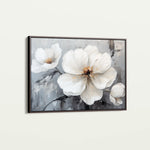 Floral 899 Canvas Art 18" x 24" / 45 x 60 cm / Black