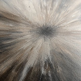 Abstract 900 Canvas Art 16" x 16" / 40 x 40 cm / Black