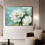 Floral 900 Canvas Art 18" x 24" / 45 x 60 cm / Black