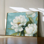 Floral 900 Canvas Art 18" x 24" / 45 x 60 cm / Black