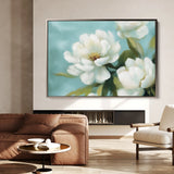 Floral 900 Canvas Art 18" x 24" / 45 x 60 cm / Black