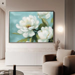 Floral 900 Canvas Art 60 x 40 cm / Black