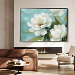 Floral 900 Canvas Art 60 x 40 cm / Black