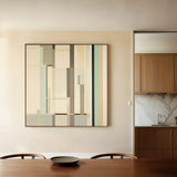 Abstract 901 Canvas Art 16" x 16" / 40 x 40 cm / Black