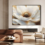 Floral 901 Canvas Art 18" x 24" / 45 x 60 cm / Black