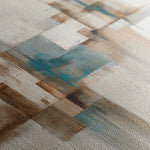 Abstract 903 Canvas Art 16" x 16" / 40 x 40 cm / Black
