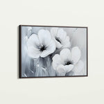 Floral 903 Canvas Art 18" x 24" / 45 x 60 cm / Black