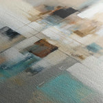 Abstract 904 Canvas Art 16" x 16" / 40 x 40 cm / Black