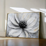 Floral 904 Canvas Art 18" x 24" / 45 x 60 cm / Black