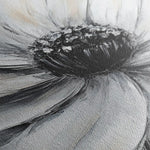 Floral 904 Canvas Art 60 x 40 cm / Black