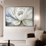 Floral 906 Canvas Art 18" x 24" / 45 x 60 cm / Black