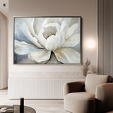 Floral 906 Canvas Art 18" x 24" / 45 x 60 cm / Black