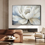 Floral 906 Canvas Art 60 x 40 cm / Black