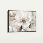 Floral 907 Canvas Art 18" x 24" / 45 x 60 cm / Black