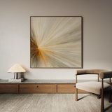 Abstract 911 Canvas Art 16" x 16" / 40 x 40 cm / Black