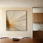 Abstract 911 Canvas Art 16" x 16" / 40 x 40 cm / Black