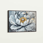 Floral 911 Canvas Art 18" x 24" / 45 x 60 cm / Black