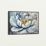 Floral 911 Canvas Art 18" x 24" / 45 x 60 cm / Black