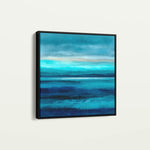 Abstract 912 Canvas Art 16" x 16" / 40 x 40 cm / Black