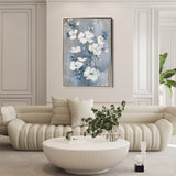 Floral 912 Canvas Art 18" x 24" / 45 x 60 cm / Black