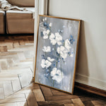 Floral 912 Canvas Art 18" x 24" / 45 x 60 cm / Black