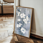 Floral 912 Canvas Art 60 x 40 cm / Black