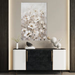 Floral 913 Canvas Art 18" x 24" / 45 x 60 cm / Black
