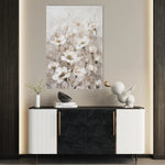 Floral 913 Canvas Art 60 x 40 cm / Black