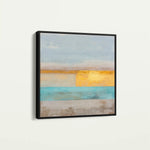 Abstract 914 Canvas Art 16" x 16" / 40 x 40 cm / Black