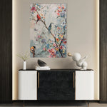 Floral 914 Canvas Art 18" x 24" / 45 x 60 cm / Black
