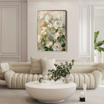 Floral 915 Canvas Art 60 x 40 cm / Black