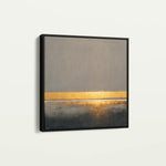 Abstract 917 Canvas Art 16" x 16" / 40 x 40 cm / Black