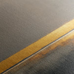 Abstract 917 Canvas Art 16" x 16" / 40 x 40 cm / Black