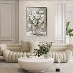 Floral 917 Canvas Art 18" x 24" / 45 x 60 cm / Black