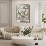Floral 917 Canvas Art 18" x 24" / 45 x 60 cm / Black