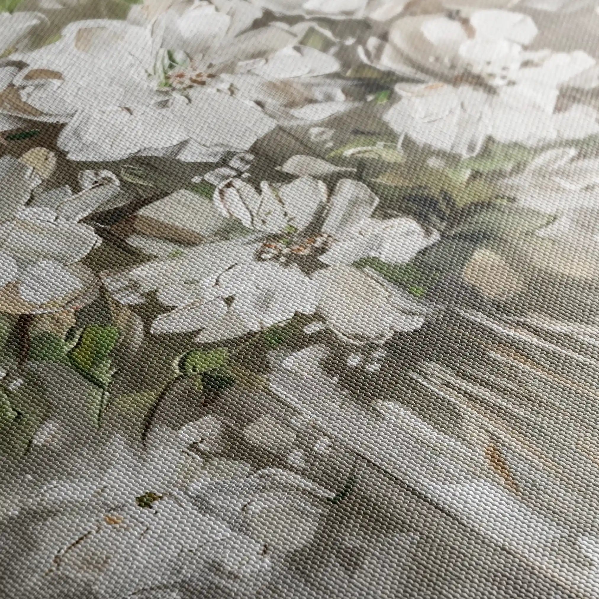 Floral 917 Canvas Art 60 x 40 cm / Black
