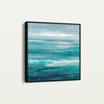 Abstract 918 Canvas Art 16" x 16" / 40 x 40 cm / Black