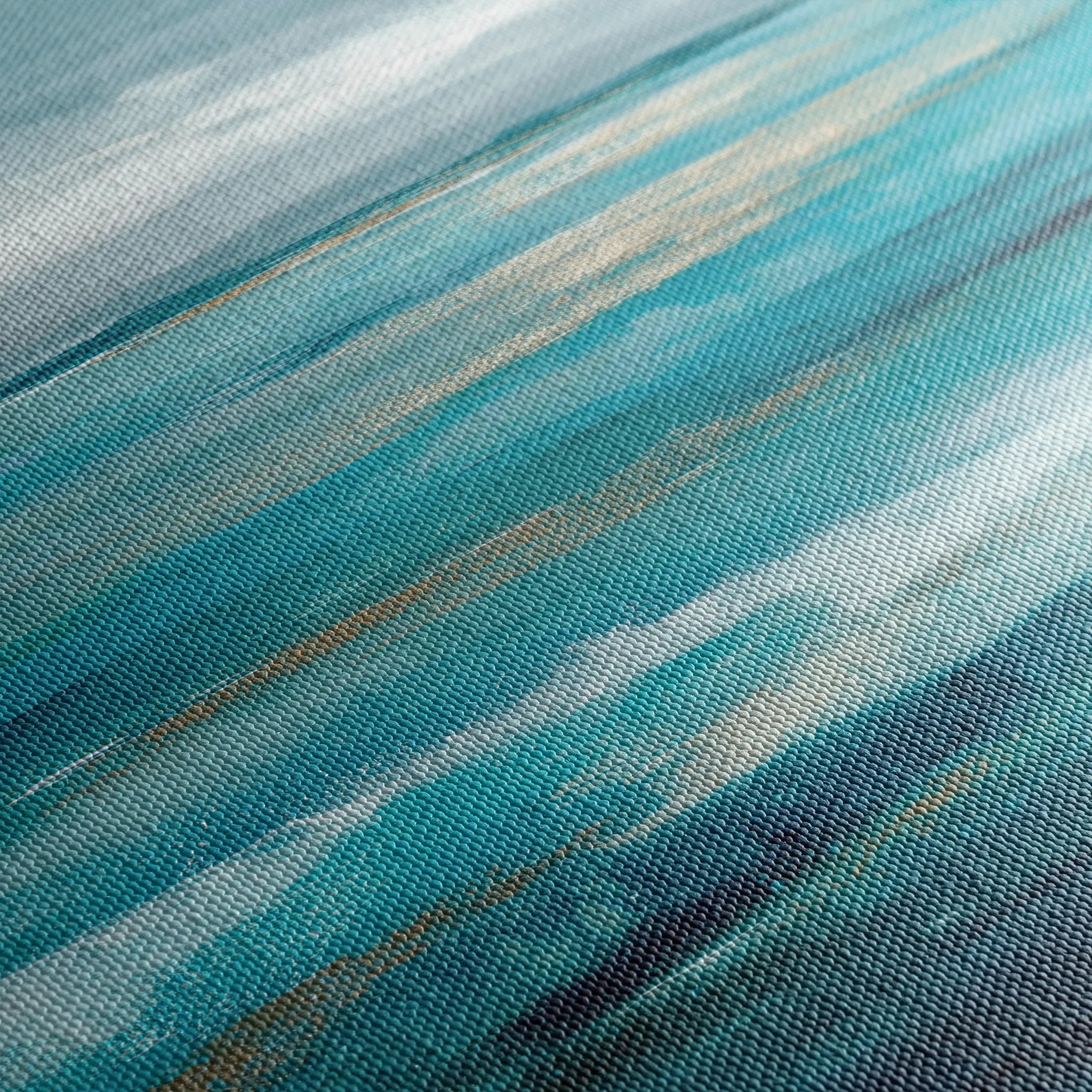 Abstract 918 Canvas Art 16" x 16" / 40 x 40 cm / Black