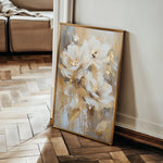 Floral 918 Canvas Art 18" x 24" / 45 x 60 cm / Black