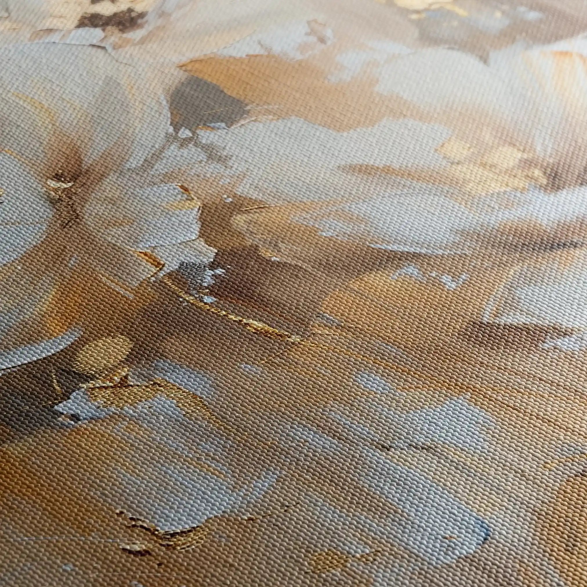 Floral 918 Canvas Art 60 x 40 cm / Black
