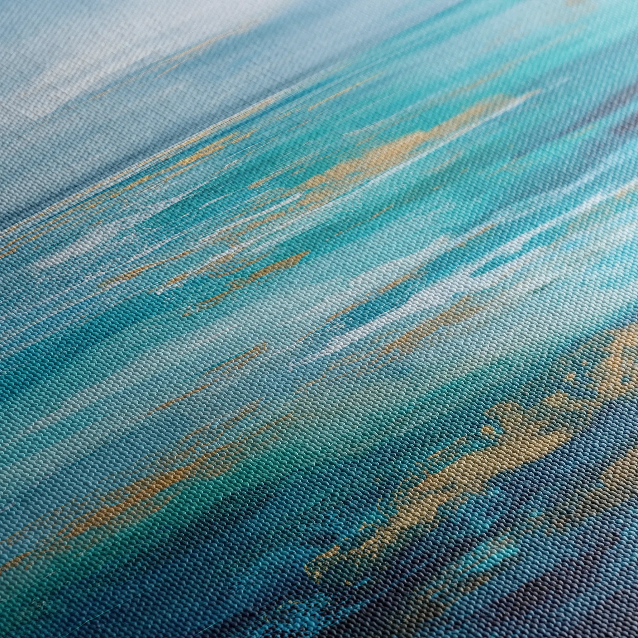 Abstract 919 Canvas Art 16" x 16" / 40 x 40 cm / Black
