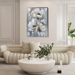 Floral 919 Canvas Art 18" x 24" / 45 x 60 cm / Black