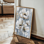 Floral 919 Canvas Art 18" x 24" / 45 x 60 cm / Black