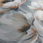 Floral 919 Canvas Art 18" x 24" / 45 x 60 cm / Black