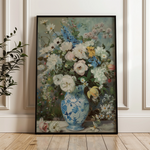 Floral 921 Canvas Art 18" x 24" / 45 x 60 cm / Black