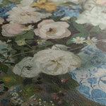 Floral 921 Canvas Art 60 x 40 cm / Black