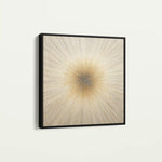 Abstract 923 Canvas Art 16" x 16" / 40 x 40 cm / Black