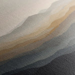 Abstract 924 Canvas Art 16" x 16" / 40 x 40 cm / Black