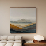 Abstract 927 Canvas Art 60 x 60 cm / Black
