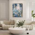 Floral 928 Canvas Art 18" x 24" / 45 x 60 cm / Black